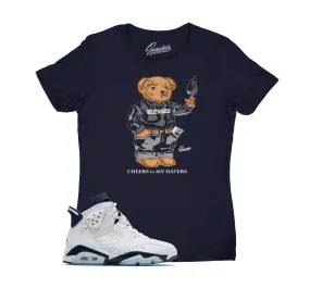 Womens - Midnight Navy 6 Cheers Bear Shirt