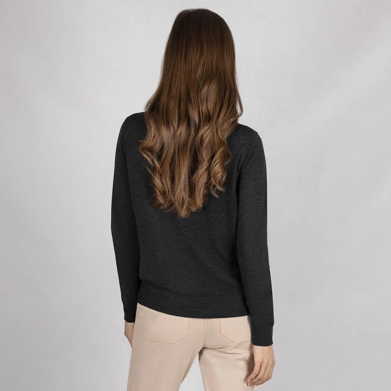 Wool Pullover Light Turtleneck Women