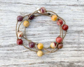 Wrap-0570-Mookaite Mix Round Medium